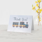 Jongen's Wooden Toys Blue Dank je Kaart (Gele Bloem)