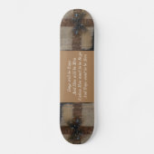 Jongens worden jongens persoonlijk skateboard (Voorkant)