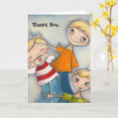 Jongens worden jongens voor mam kaart (Gele Bloem)