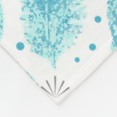 Jongens Zaal Modern Abstract Veer Patroon Fleece Deken (Hoek)