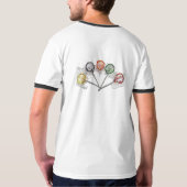 Jongens zijn als Lollipops... ik kan ze oppakken.. T-shirt (Achterkant)