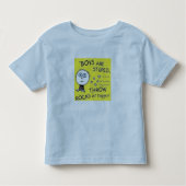 "Jongens zijn dom..." Kinder Shirts (Voorkant)