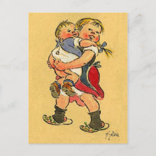 Jongens zijn lichtgewicht - Zille Briefkaart