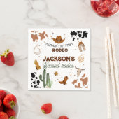 Jongens zijn niet mijn eerste Rodeo Cowboy 2e verj Servet (Insitu)