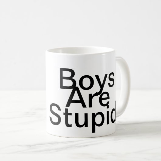 Jongens zijn stoute Mok (Voorkant rechts)