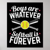 Jongens zijn wat Softball voor altijd is Poster (Voorkant)
