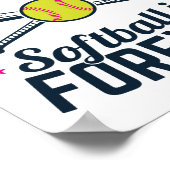 Jongens zijn wat Softball voor altijd is Poster (Hoek)