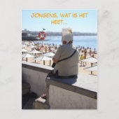 Jongens, zo heet (Nederlands) grappig Briefkaart (Voorkant)