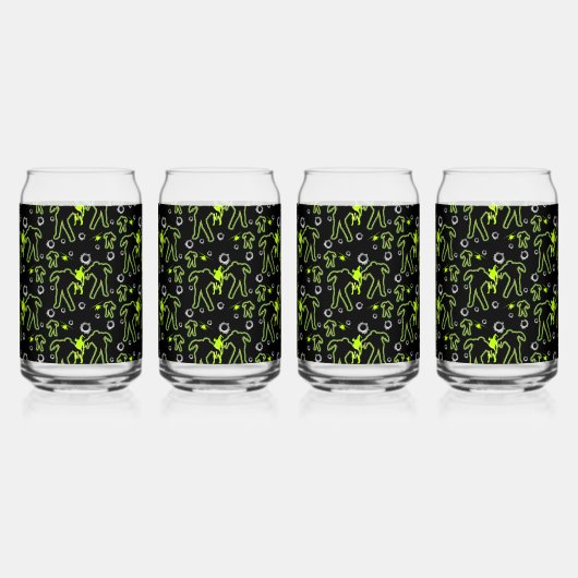 Jongens Zombie School Blikvorm Glas (Voorkant)