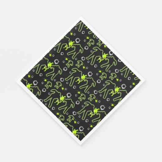 Jongens Zombie School Servet (Hoek)