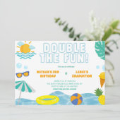 Jongens Zomer Broer Verjaardag en Afstuderen Joint Kaart (Staand voorkant)