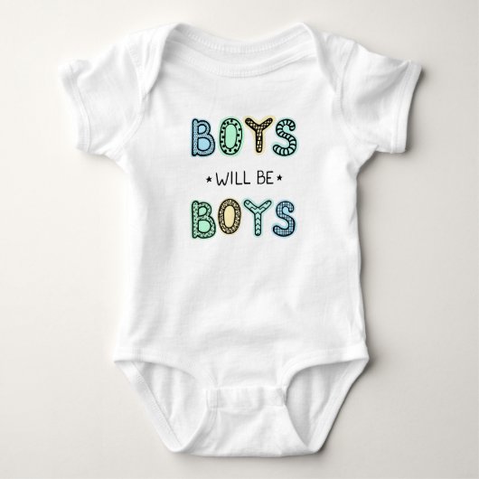 Jongens zullen een Baby Bodysuit zijn (Voorkant)