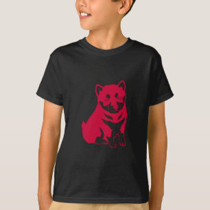 Jongens zwart t-shirt met dier op de voorkant.