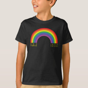 Jongen's zwarte T-Shirt Rainbow Jesus Saves