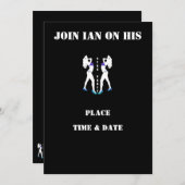 JONGENSAVOND uitnodiging (Voorkant / Achterkant)