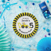 Jongensbouw verjaardags aangepast document bord (Feest)