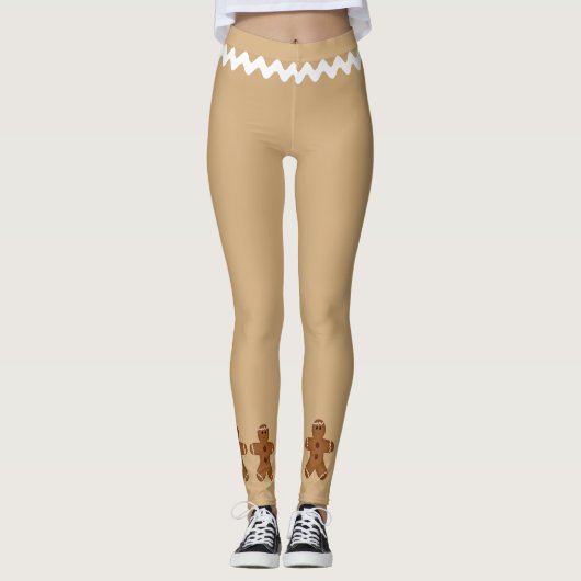Jongensbroek van peperkoek leggings (Voorkant)