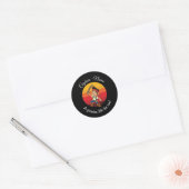 Jongensfeestje Pirate Ronde Sticker (Envelop)