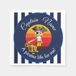 Jongensfeestje Pirate Servet