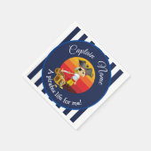 Jongensfeestje Pirate Servet (Hoek)