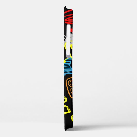 Jongensgraffiti: met de hand getekende koelte Case-Mate iPhone case (Achterkant / Links)