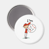 Jongenshonkbal Ik ben 1 Magneet (Voorkant / Achterkant)