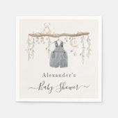 Jongenskleding Eucalyptus Boy Baby shower Servet (Voorkant)