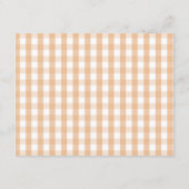 Jongenskleding Pompoen Baby shower advies voor mam Informatiekaartje (Achterkant)