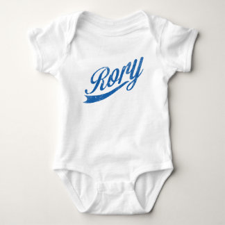 Jongensnaam "Rory" Distressed Blue Romper