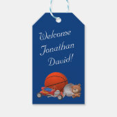 Jongenspeelgoed met Labels met geschrokken cadeaus Cadeaulabel (Voorkant)