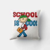 Jongensschool is cool kussen (Achterkant)