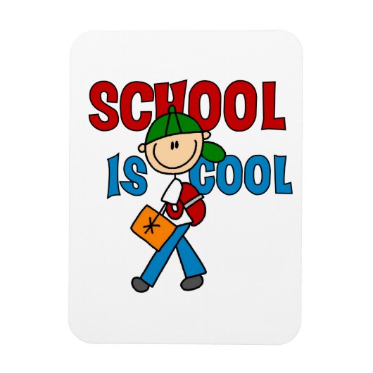 Jongensschool is cool magneet (Verticaal)