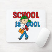Jongensschool is cool muismat (Met muis)
