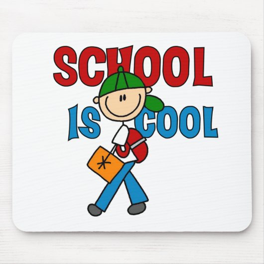 Jongensschool is cool muismat (Voorkant)