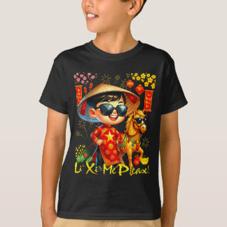 Jongensshirt Fijne Tet Chuc Mung Nam T-shirt