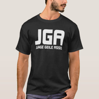 Jongensuitje zegt JGA jongen cool Assis T-shirt