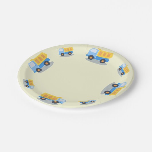 Jongensvrachtwagen Papieren Bordje (Gekanteld)