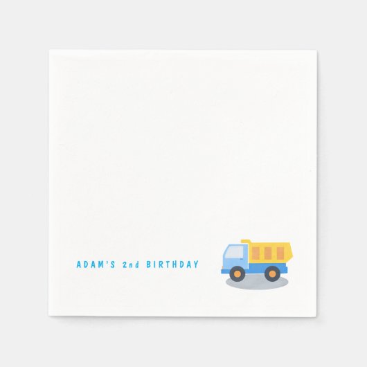 Jongensvrachtwagen Servet (Voorkant)