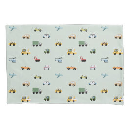 Jongenswagen, voertuigpatroon kussensloop