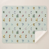 Jongenswagen, voertuigpatroon sherpa deken (Voorkant (horizontaal))