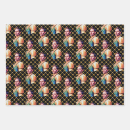 jonger Man inpakpapier