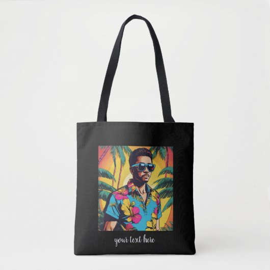 Jongere Hawaïaanse mannen Tote Bag (Voorkant)