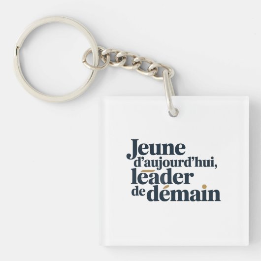 Jongere Vandaag, Leider Morgen Sleutelhanger (voorkant)