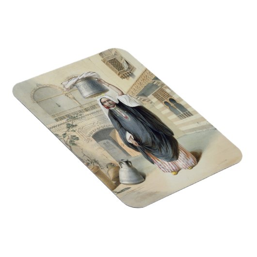 Jongeren Arabisch meisje dat terugkeert uit de Ham Magneet (Rechterzijde)