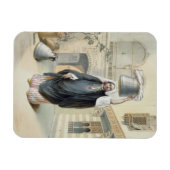 Jongeren Arabisch meisje dat terugkeert uit de Ham Magneet (Horizontaal)