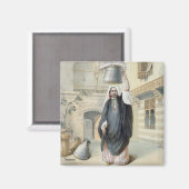 Jongeren Arabisch meisje dat terugkeert uit de Ham Magneet (Voorkant / Achterkant)