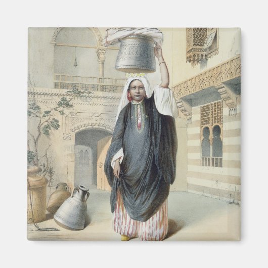 Jongeren Arabisch meisje dat terugkeert uit de Ham Magneet (Voorkant)