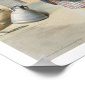 Jongeren Arabisch meisje dat terugkeert uit de Ham Poster (Hoek)