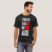 Jongeren hebben geen leeftijd t-shirt (Voorkant volledig)