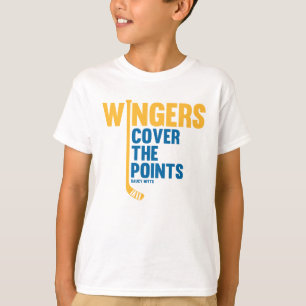 Jongeren Hockey Wingers Hoesje De punten T-shirt